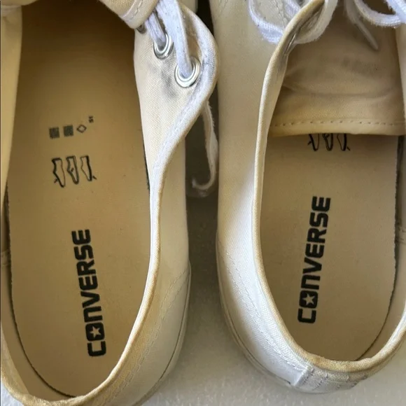 Converse Off-White Lace-Up Sneakers - Picture 7 of 7